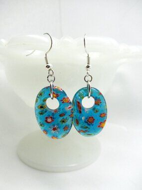 Millefiori earrings